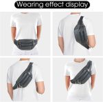 Fanny Pack Outdoor travel leather Fanny pack,Cowhide Leather Large Size 7 Pockets waist bag.Suitable for outdoor mountaineering, travel, camping, cycling, running, etc. - Image 9